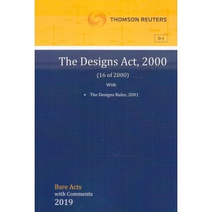 Thomson Reuters The Designs Act, 2000 [Bare Acts with Comments]